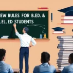 New rules for B.Ed and D.El.Ed